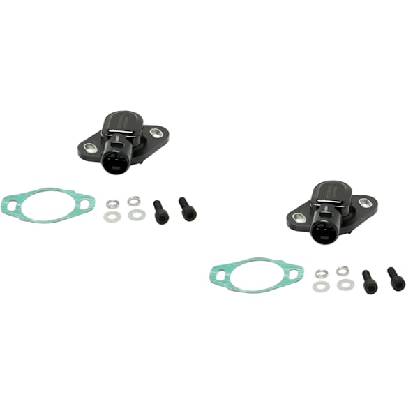 Throttle Position Sensors, Black, Adjustable, with Screws and Washers, Set Of 2