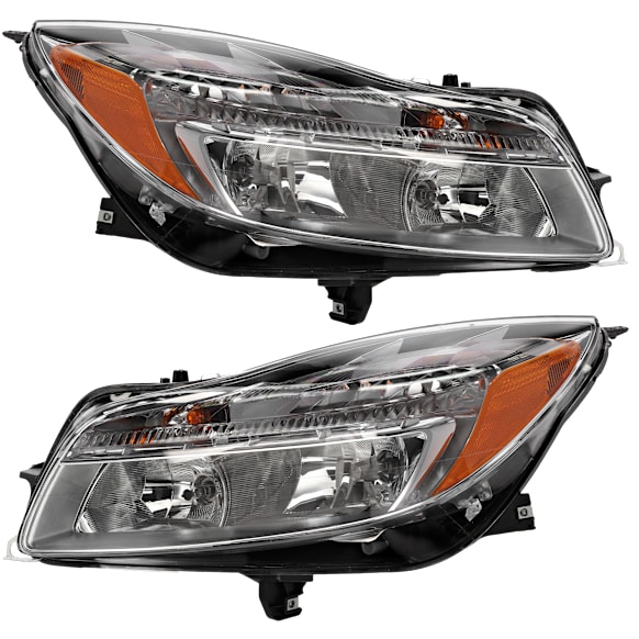 2012 Buick Regal - Driver and Passenger Side Halogen Headlight, With bulb(s), OE Replacement