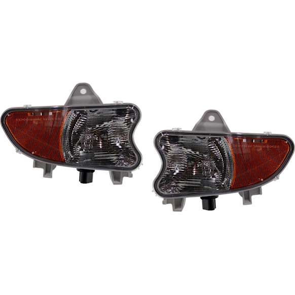 Front, Driver and Passenger Side Turn Signal Light, With bulb(s),, CAPA Certified