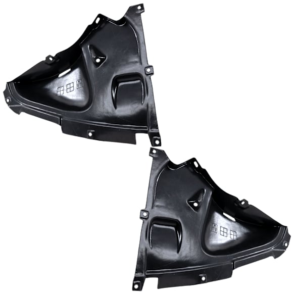 2012-2015 BMW 335i - Front, Driver and Passenger Side, Front Lower Section, Fender Liner