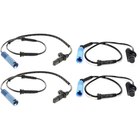 Front and Rear, Driver and Passenger Side ABS Speed Sensors