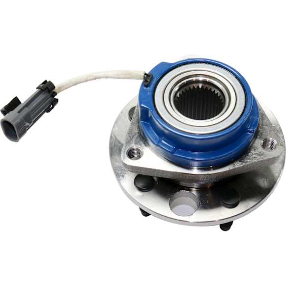 Front and Rear, Driver and Passenger Side Wheel Hubs, with Bearing, with Sensor, Front Wheel Drive