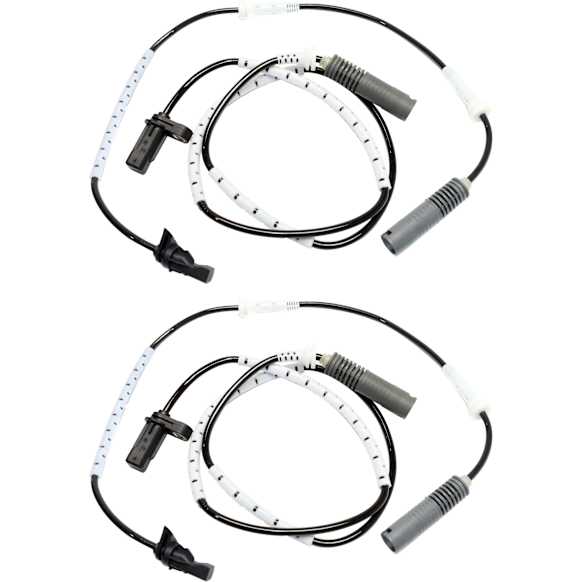 Front and Rear, Driver and Passenger Side ABS Speed Sensors