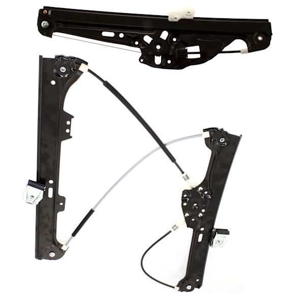 Front and Rear, Driver Side Window Regulators, Power, Without Motor