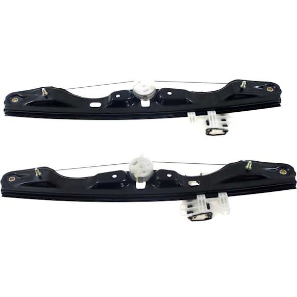 Rear, Driver and Passenger Side Power Window Regulator, Without Motor