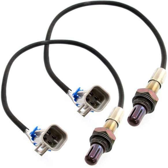 Before Catalytic Converter, Driver and Passenger Side Oxygen Sensors, Set of 2, 4-Wire