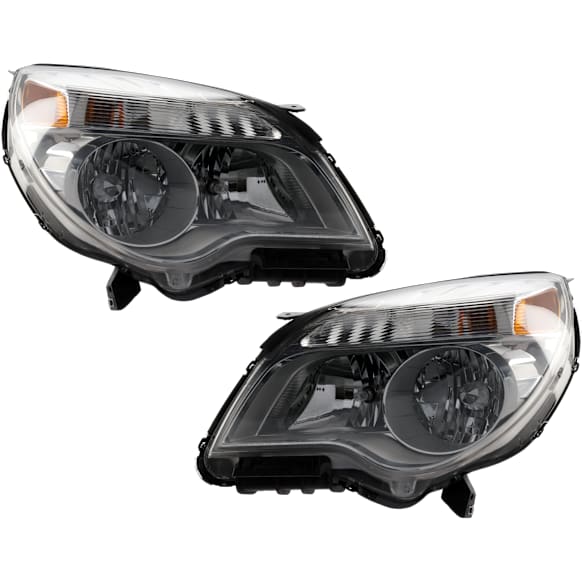 2015 Chevrolet Equinox - Driver and Passenger Side Halogen Headlight, With bulb(s), OE Replacement, Sport Utility