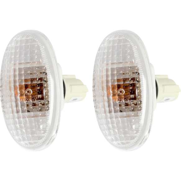 Front, Driver and Passenger Side Turn Signal Light, With bulb(s)