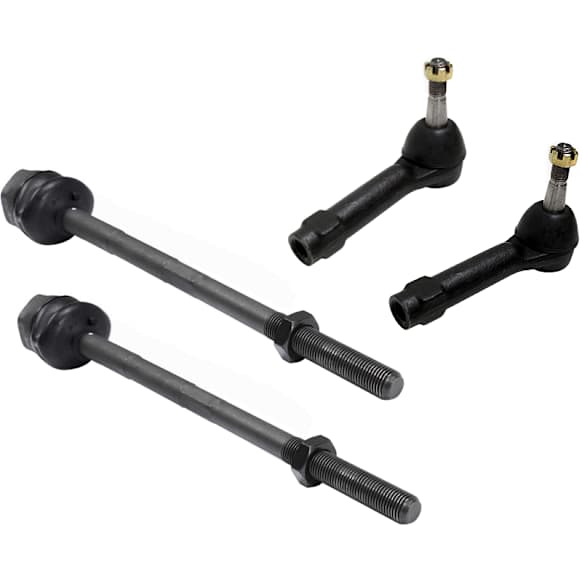 Front, Driver and Passenger Side, Inner and Outer Tie Rod Ends