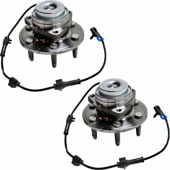 2005 GMC Safari SLE - Front Wheel Hub, RWD, 6 Lugs, With Bearing, With Sensor