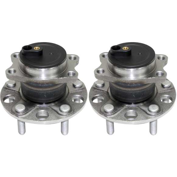 2007-2017 Jeep Compass - Rear, Driver and Passenger Side Wheel Hub, 5 Lugs, With Bearing, FWD