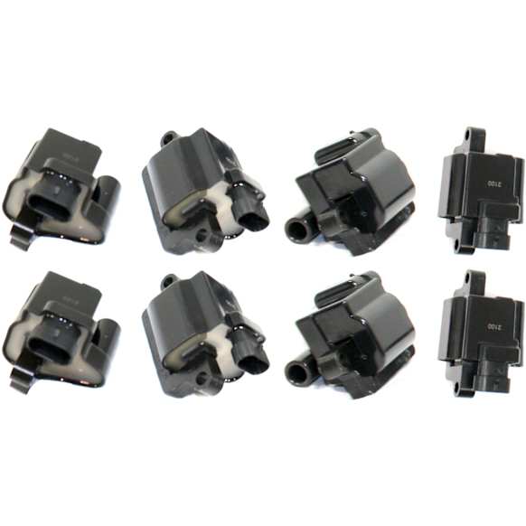 2006 GMC Sierra 2500 HD - Ignition Coil, For Models With Square Coil, Set of 8, 8 Cyl 8.1L