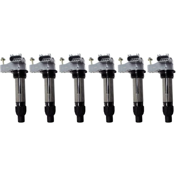 2015 GMC Canyon - Ignition Coil, With 4-Pin connector, Excl. 4-Blade connector, Set of 6, 6 Cyl 3.6L