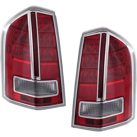 2014 Chrysler 300 - Driver and Passenger Side Halogen Tail Light, With bulb(s), OE Replacement, CAPA Certified