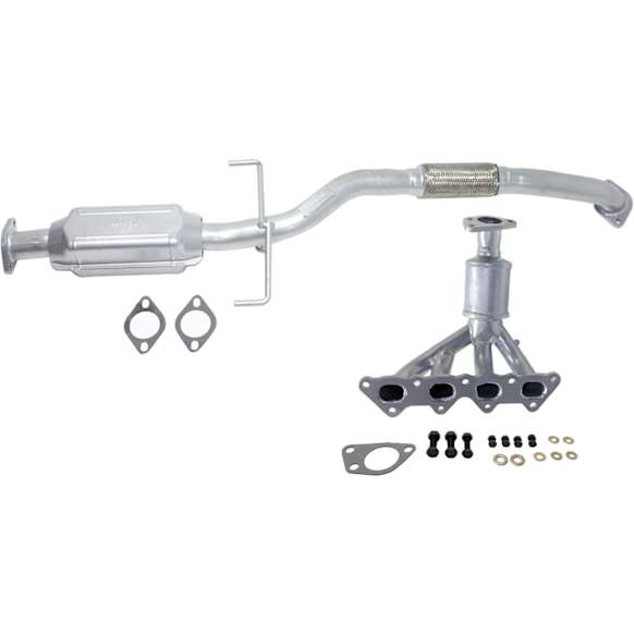 2001-2005 Chrysler Sebring - Front and Rear Catalytic Converter, 2.4L, 4Cyl, Federal EPA Standard, 46-State Legal (Cannot ship to CA, CO, NY or ME), Direct Replacement Series