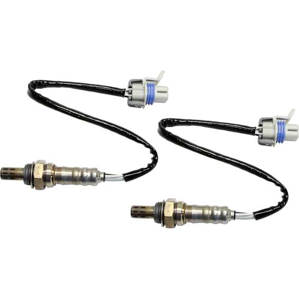 After Catalytic Converter, Driver and Passenger Side Oxygen Sensors, 4-wire
