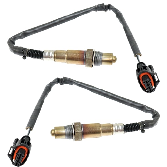 2015 Chevrolet Trax - Before and After Catalytic Converter Oxygen Sensor, B1S1, Set of 2, 4-wire, 4 Cyl 1.4L