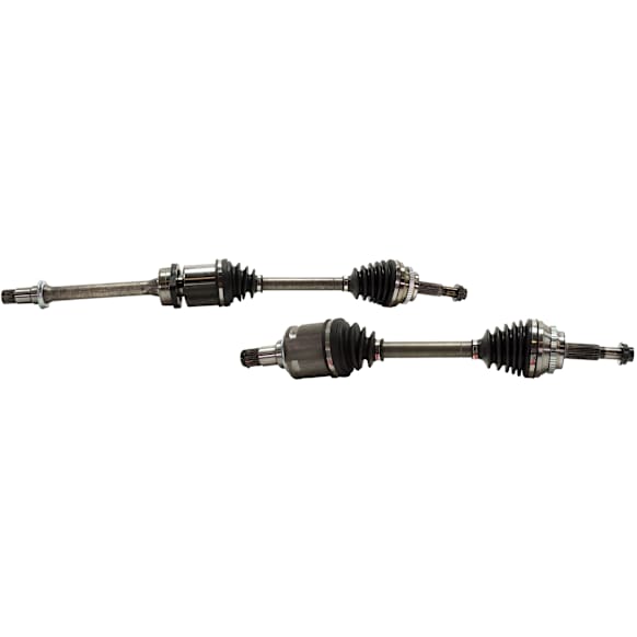 Front, Driver and Passenger Side Axle Assembly - New Set of 2