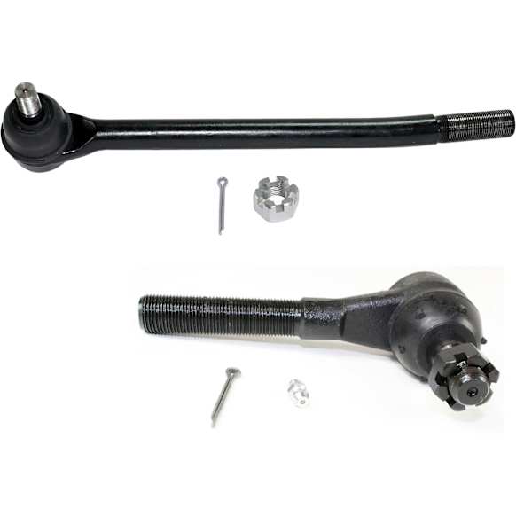 Front, Driver and Passenger Side, Outer Tie Rod Ends