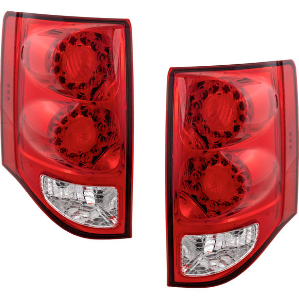 2014 Dodge Grand Caravan - Driver and Passenger Side LED Tail Light, With bulb(s), OE Replacement