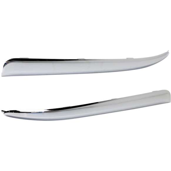 2017 Dodge Durango - Rear, Driver and Passenger Side Bumper Trim, Chrome