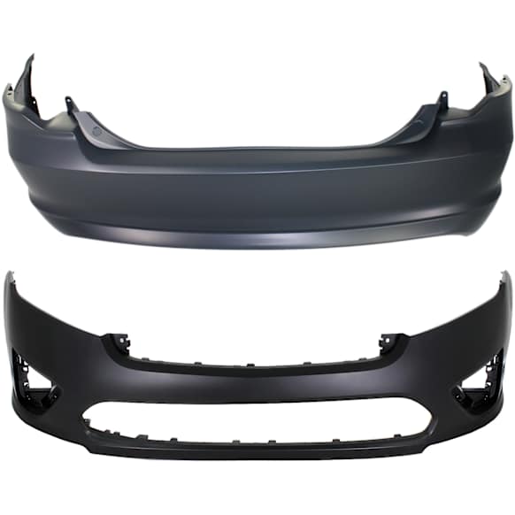 2012 Ford Fusion - Front and Rear Primed Bumper Cover