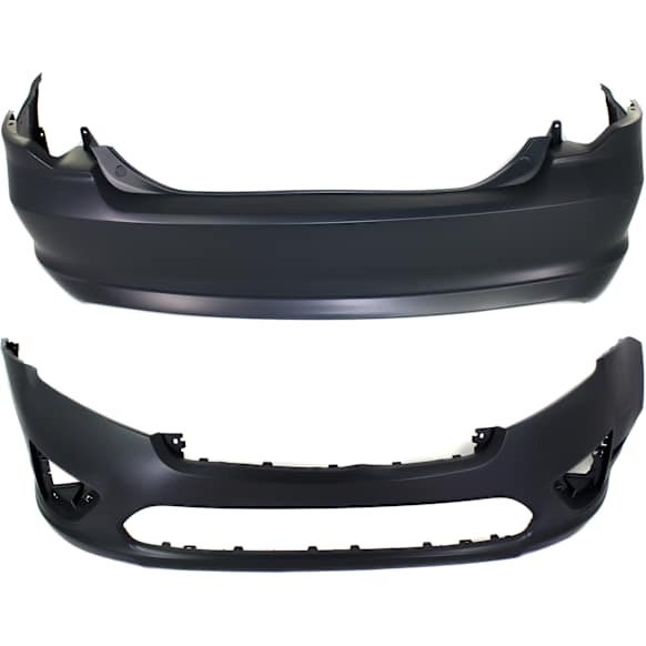 2012 Ford Fusion - Front and Rear Primed Bumper Cover, CAPA Certified