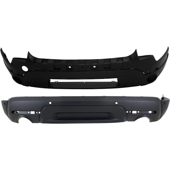 2013 Ford Police Interceptor Utility - Front and Rear, Upper and Lower Textured Bumper Cover, CAPA Certified