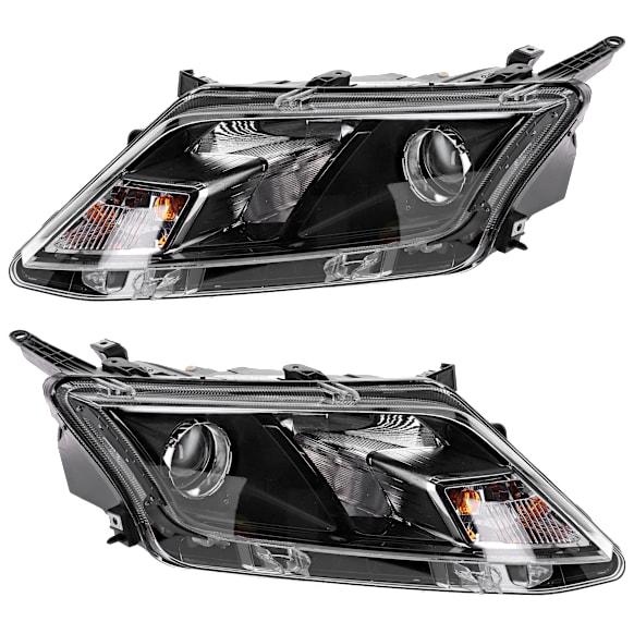 2012 Ford Fusion - Driver and Passenger Side Halogen Headlight, With bulb(s), OE Replacement, CAPA Certified