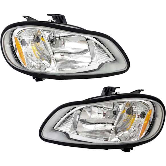2011 Freightliner M2 106 - Driver and Passenger Side Halogen Headlight, Without bulb(s), OE Replacement