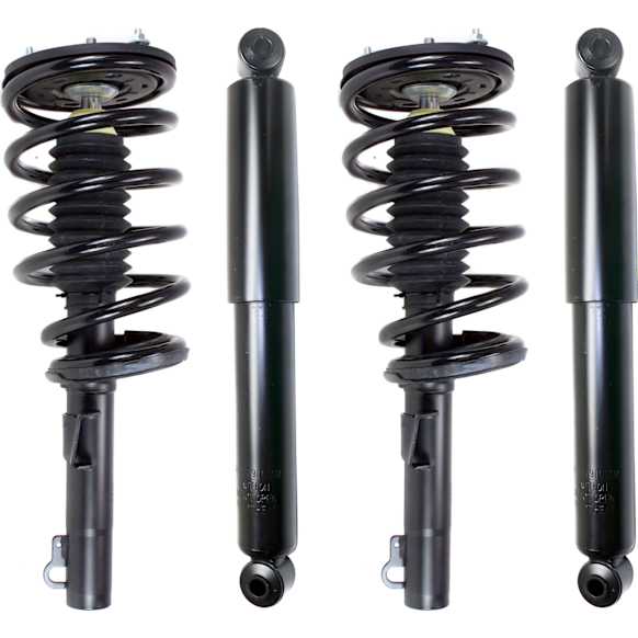2001 Ford Windstar - Front and Rear, Driver and Passenger Side Shock and Fully Loaded Strut, Without Rear Air Spring