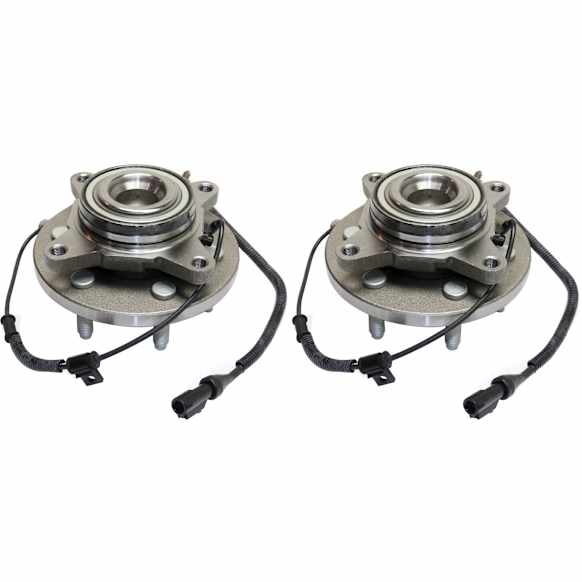 2009 Ford F-150 Platinum - Front Wheel Hub,  with 6 Stud Hub, RWD, 6 Lugs, With Bearing, With Sensor