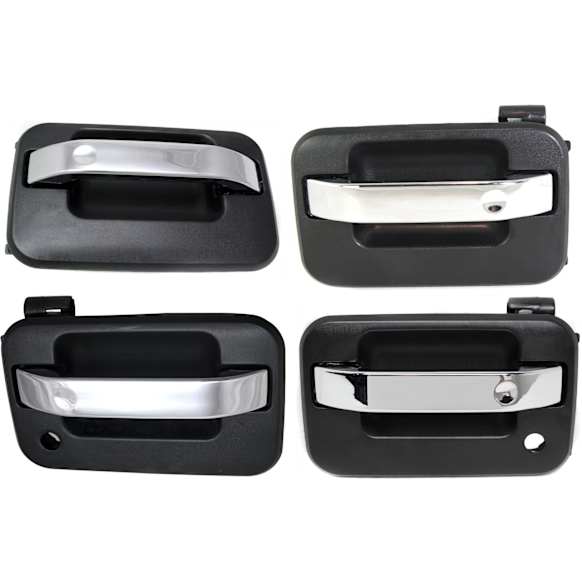 2017 Ford F-150 - Front and Rear, Driver and Passenger Side Exterior Door Handle, Crew Cab Pickup