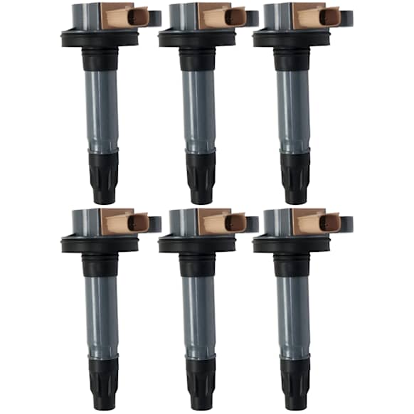 Ignition Coils, Set Of 6, 6 Cylinder, 3.5L Engine