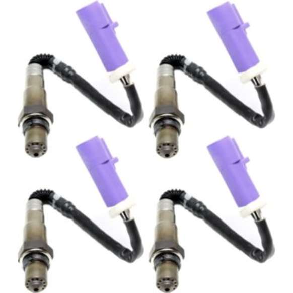 2005 Ford F-150 - Before and After Catalytic Converter Oxygen Sensor, enginevinnname: W, FI, Naturally Aspirated, GAS, Set of 4, 4-wire, 8 Cyl 4.6L