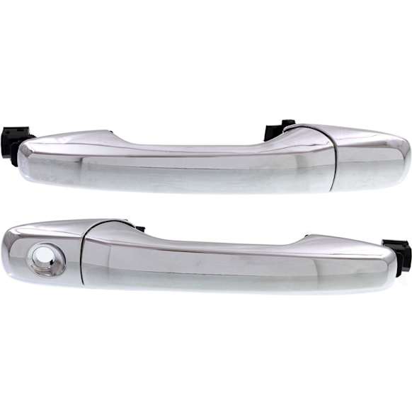 2011-2017 Ford Explorer - Front or Rear, Driver and Passenger Side Chrome Exterior Door Handle, Front Driver Side - With Key Hole; Front Passenger Side or Rear Driver or Passenger Side - Without Key Hole