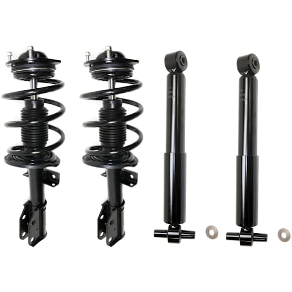 Front and Rear, Driver and Passenger Side Shock and Fully Loaded Strut, AWD