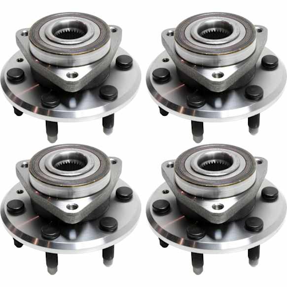 2014 GMC Acadia SLT - Front and Rear Wheel Hub, 6 Lugs, With Bearing