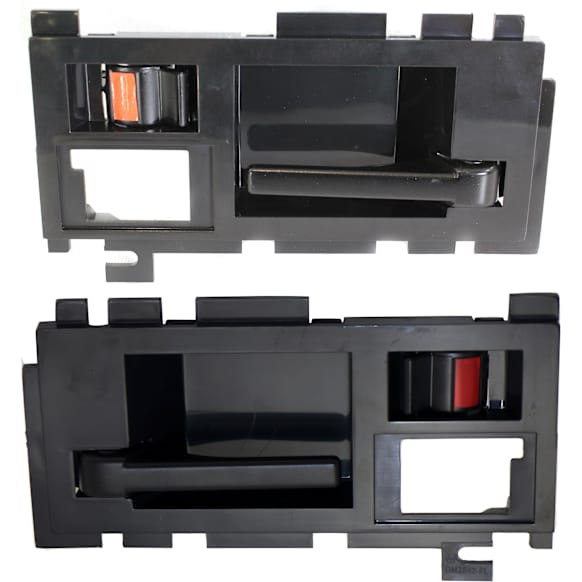 1991 Chevrolet S10 Base - Front, Driver and Passenger Side Smooth Black Interior Door Handle, With door lock button