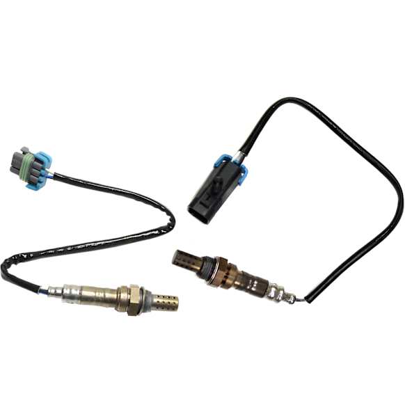 Before and After Catalytic Converter Oxygen Sensors, 4-Wire, 4 Cylinder, 2.4L Engine