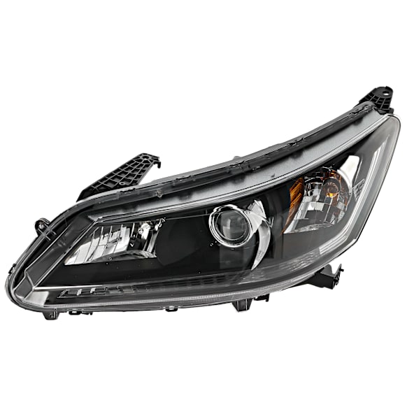 2013 Honda Accord - Driver and Passenger Side Halogen Headlight, With bulb(s), Sedan, OE Replacement