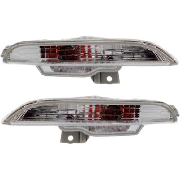 Front, Driver and Passenger Side Turn Signal Light, With bulb(s)