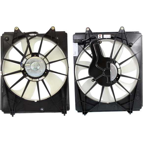 2015 Honda Odyssey EX - Radiator and A/C Condenser Fan Driver and Passenger Side, 6 Cyl 3.5L, Single fan
