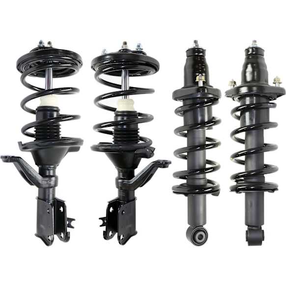 2001 Honda Civic - Front and Rear, Driver and Passenger Side Fully Loaded Strut