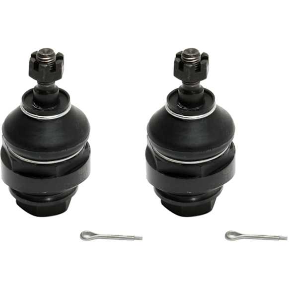 Front, Driver and Passenger Side, Upper Ball Joints, Adjustable, Allows Plus or Minus 1 Degree Camber/caster Adjustment, Includes Nuts