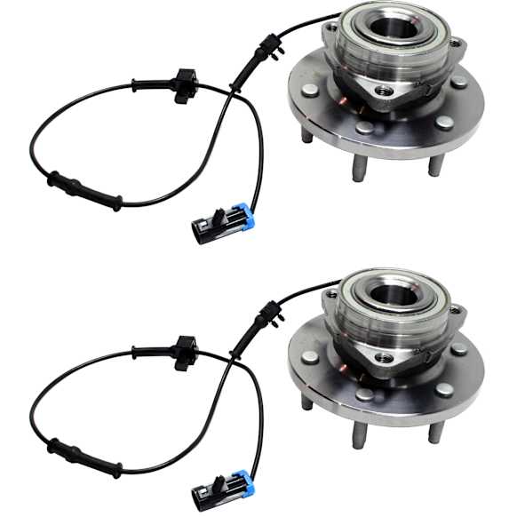 2007 Hummer H3 X - Front Wheel Hub, 6 Lugs, With Bearing, With Sensor