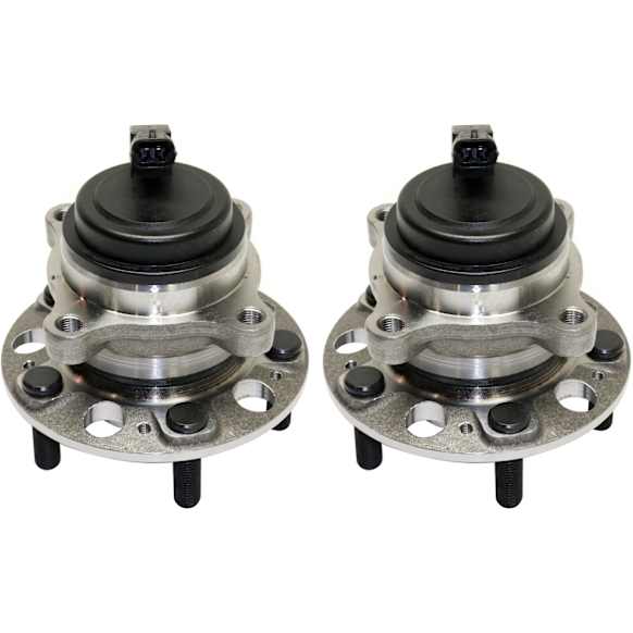 2014 Hyundai Equus Ultimate - Front, Driver and Passenger Side Wheel Hub, 5 Lugs, With Bearing, With Sensor