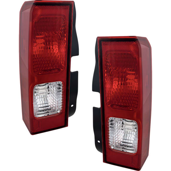 Driver and Passenger Side Halogen Tail Light, Without bulb(s), OE Replacement, Sport Utility