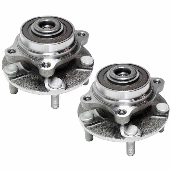2003-2007 Infiniti G35 - Front, Driver and Passenger Side Wheel Hubs, with Bearing, Coupe, Rear Wheel Drive