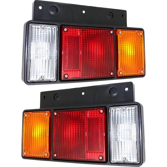 1995-1998 Isuzu FRR - Driver and Passenger Side Halogen Tail Light, With bulb(s), OE Replacement